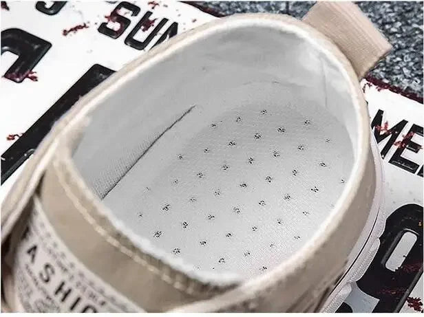 Men’s High-Top Skateboarding Canvas Shoes