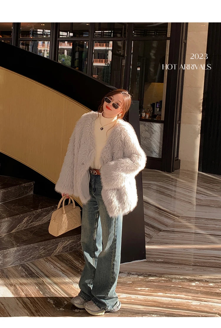 Women's Retro Red Turtleneck Sweater