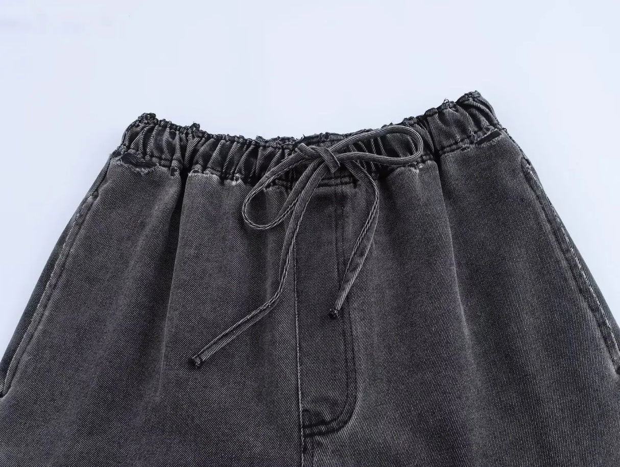 Denim Top & Pant Set for Women