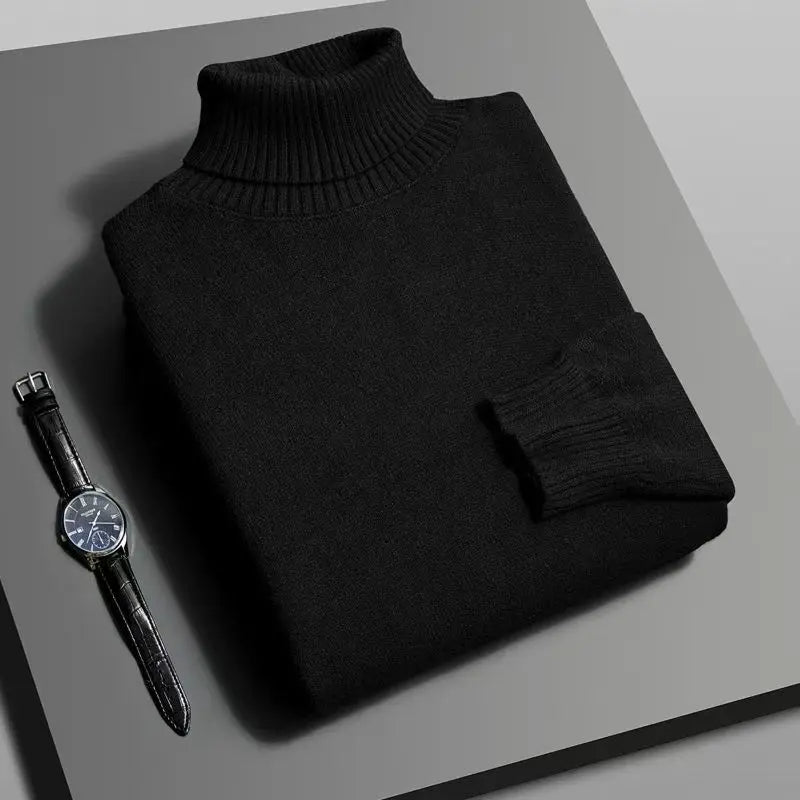 Men Slim Fit Turtleneck Sweater