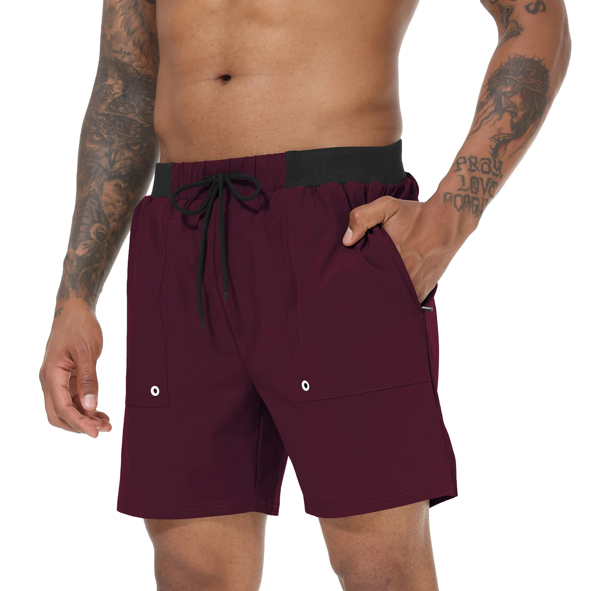Men Quick Dry Swim Shorts