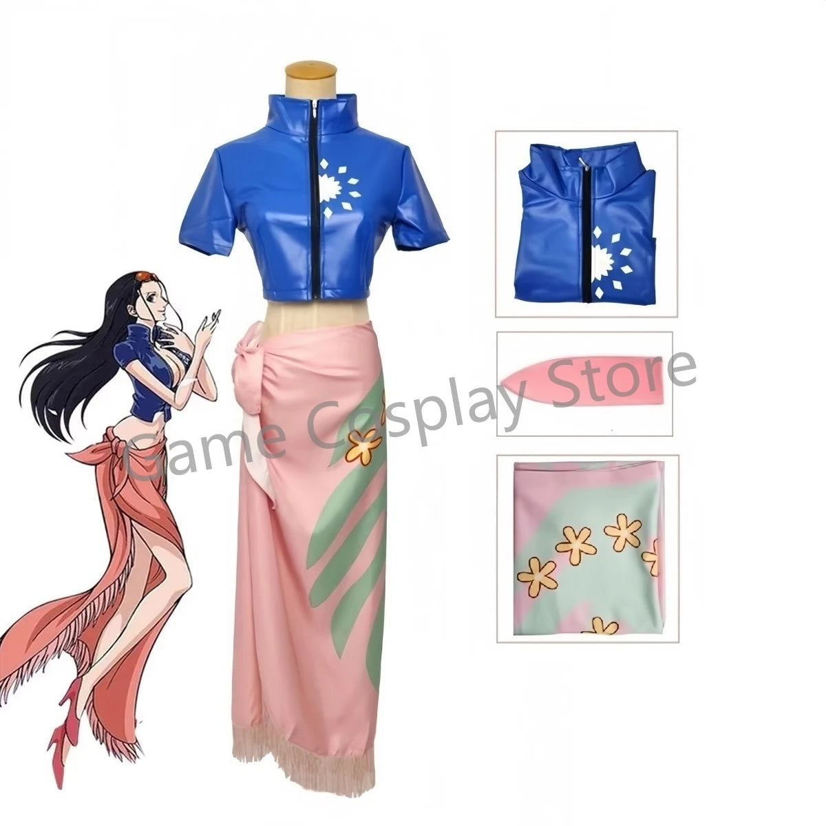 Nico Robin Anime Cosplay Party Costume