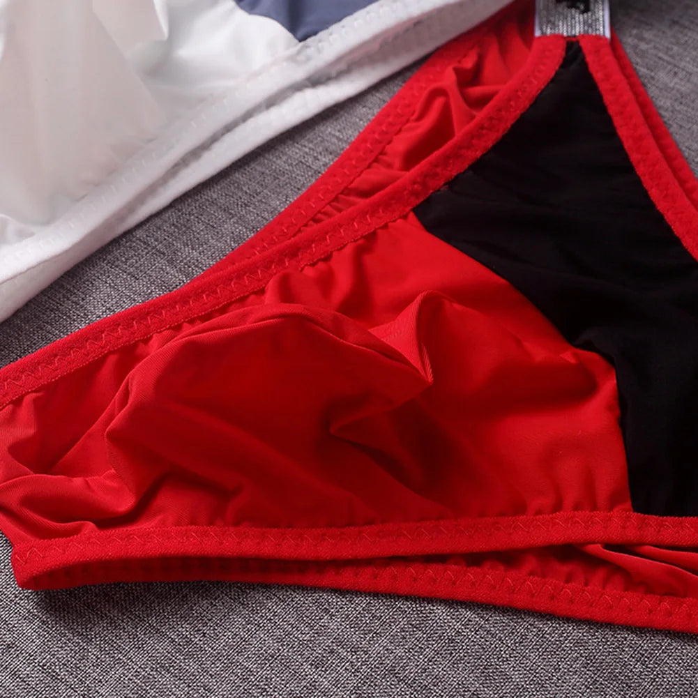 Men's Sexy Low Waist Briefs – Breathable Pouch