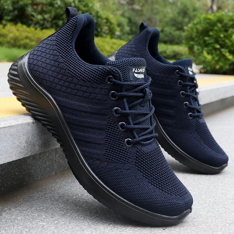 Men Lace Up Training Sneakers