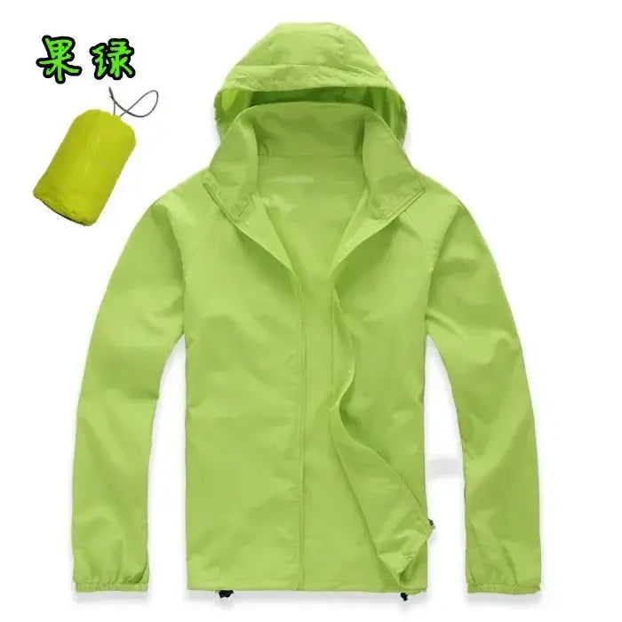 Women Lightweight Waterproof Hooded Windbreaker