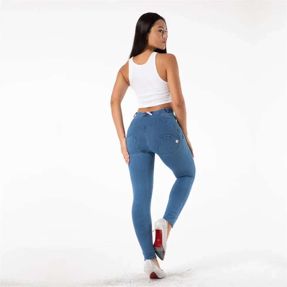 Women Light Blue Super Skinny Jeans