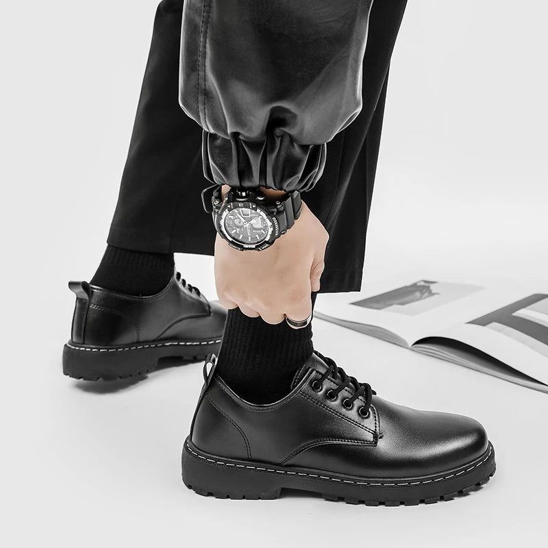 Fashionable Men's Formal Shoes Paired with Suits for Formal Occasions Dating Men's Business Casual Shoes Simple and Versatile