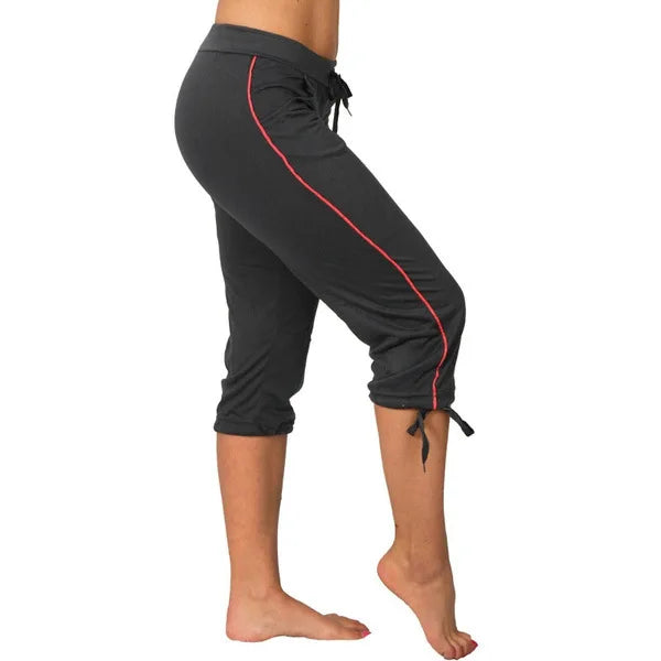 Women Pocket Mid-Rise Cropped Leggings