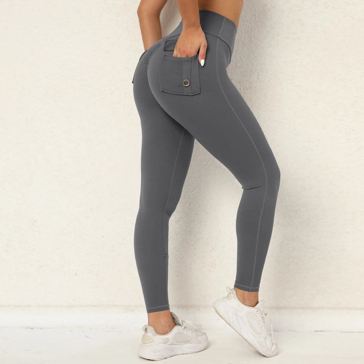 High Waist Push-Up Women's Yoga Pants – Sexy Pocket Workout Leggings