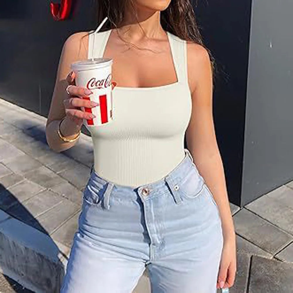 Women's Strapless Backless Bodysuit – Summer Slim Skinny Playsuit Top