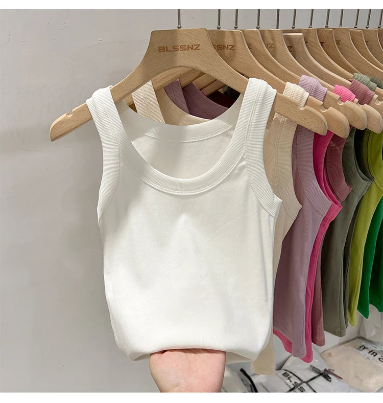 Basic Ribbed Tank Top