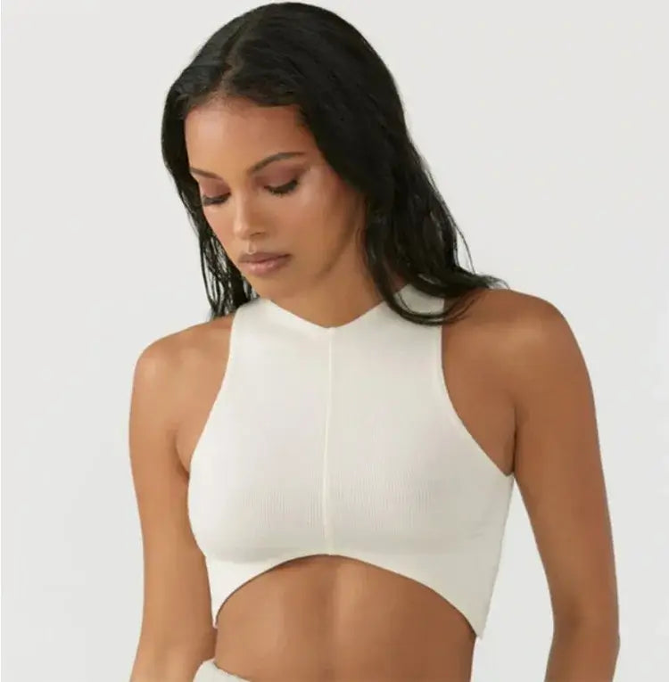 Women Shockproof Sports Bra Crop Tank