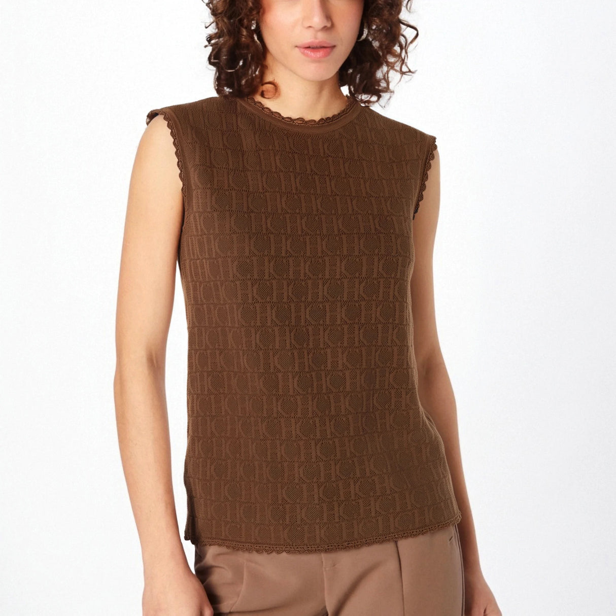 Knitted Texture Summer Casual Tank Top