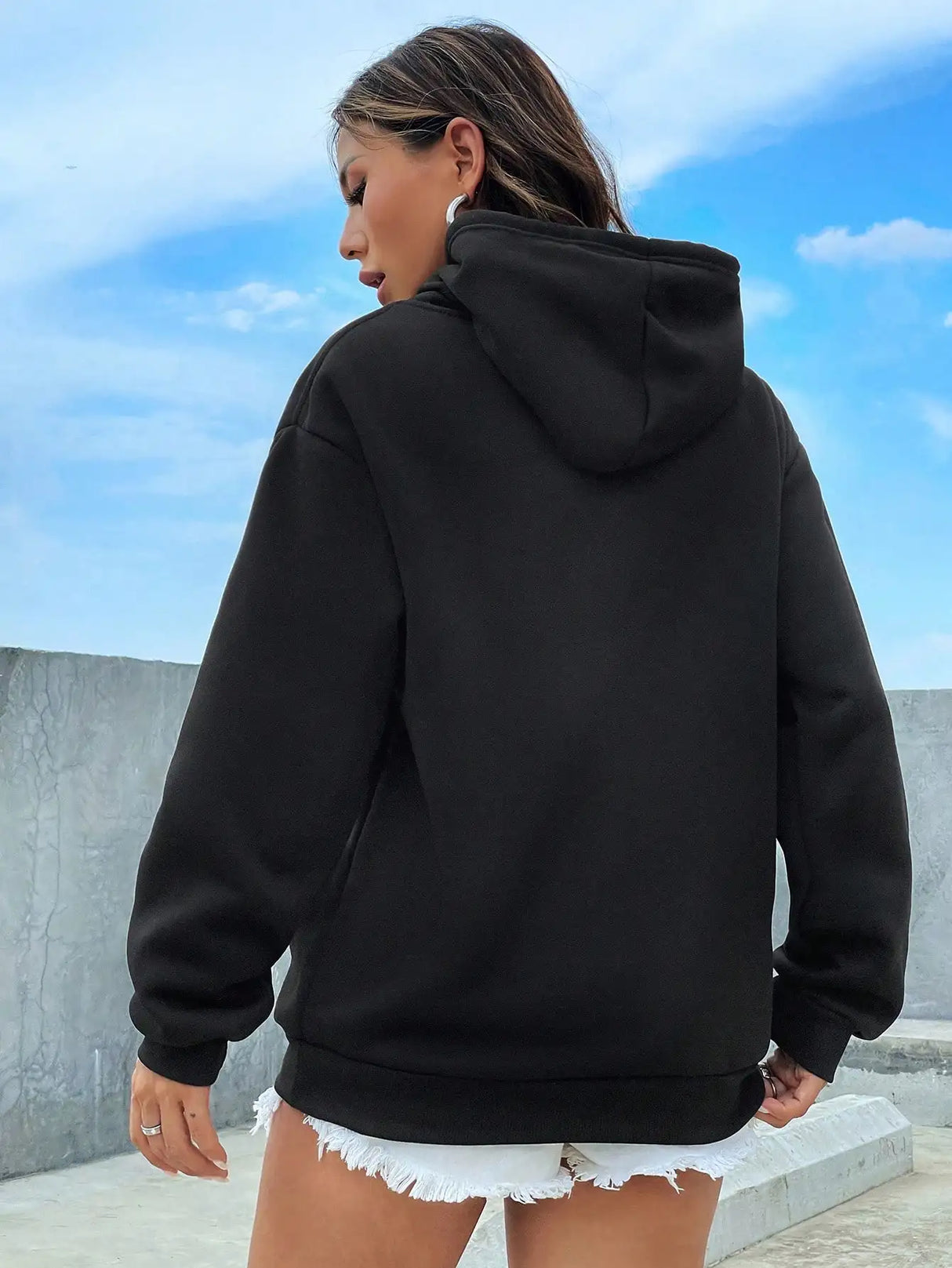 Solid Pocket Hoodie