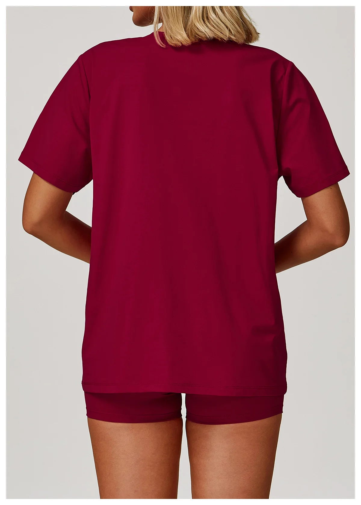 Loose Fit Yoga Tee - Breathable & Quick Dry