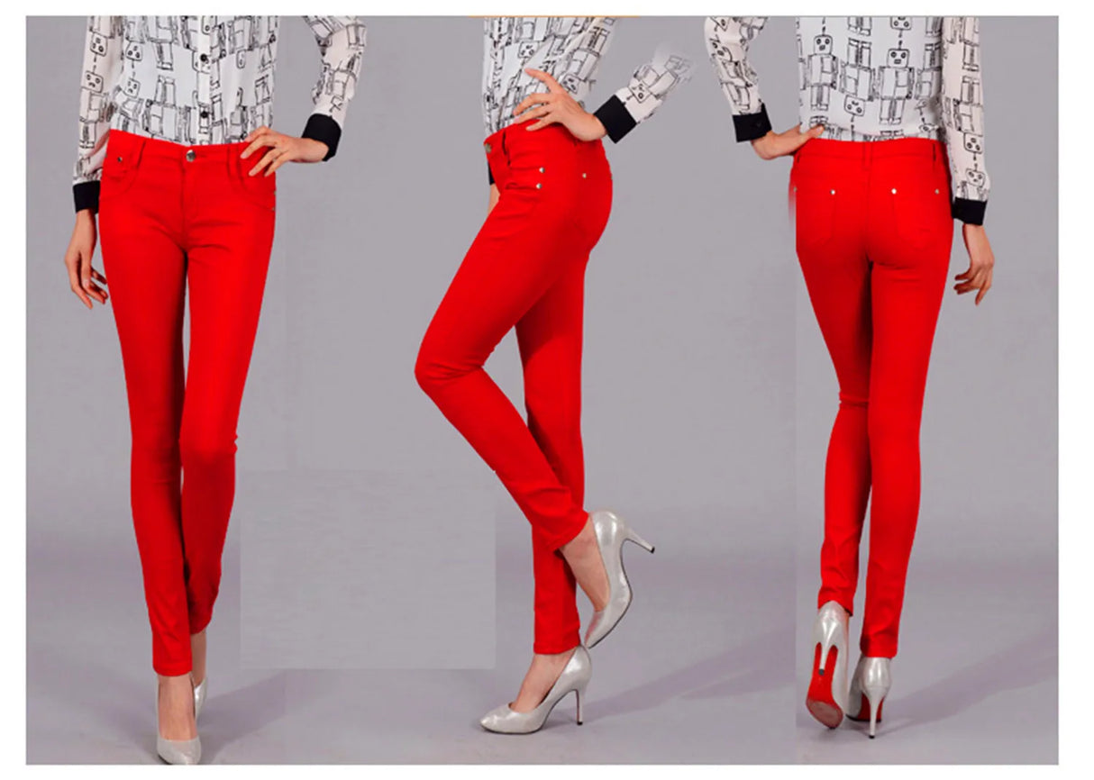 Women White Office Pants