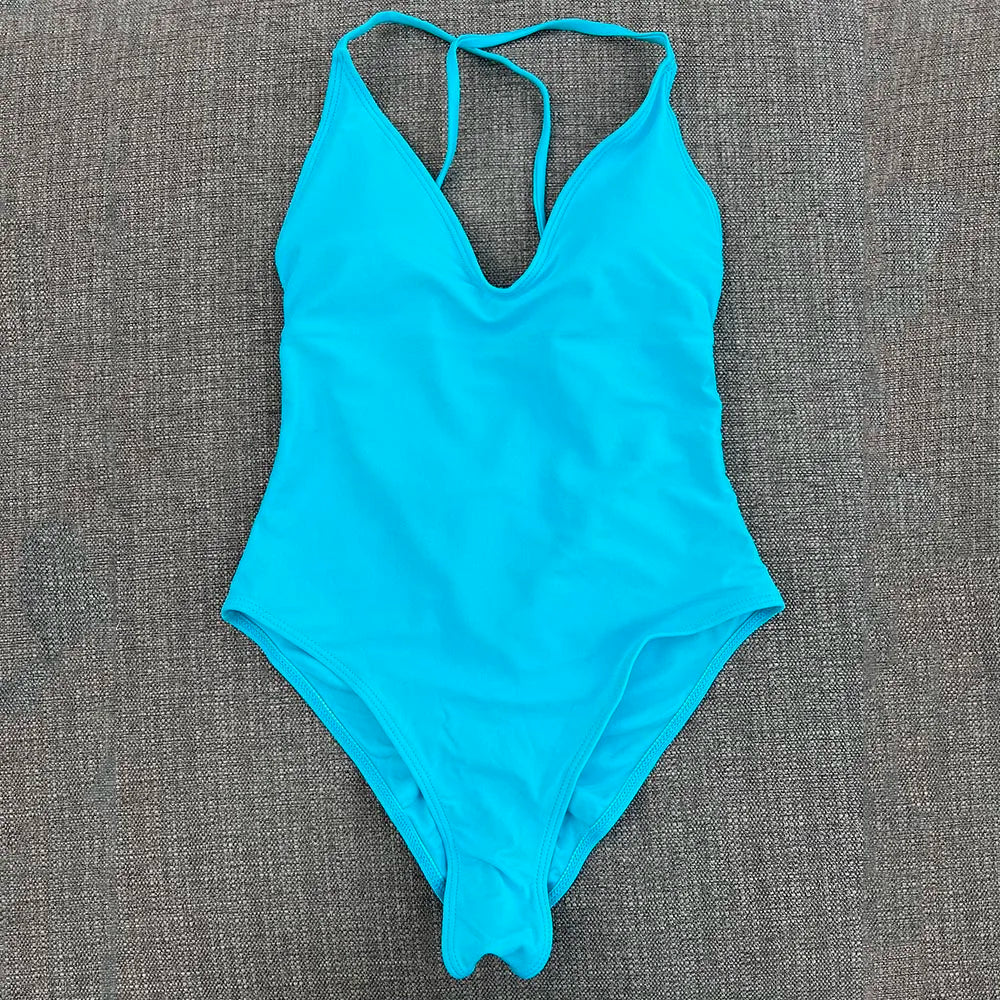 Women Solid Plus Size Swimsuit