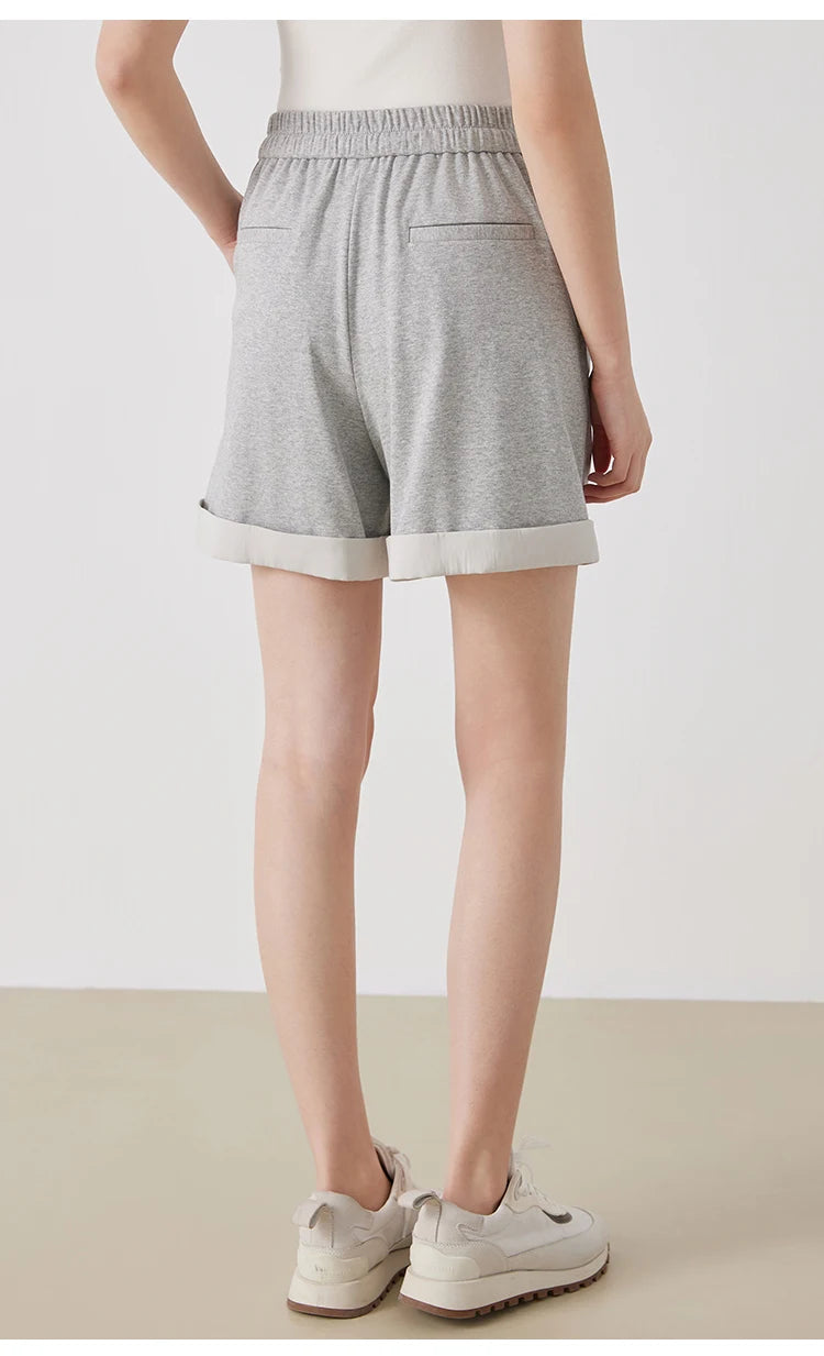 Women's Drawstring Cotton Casual Shorts