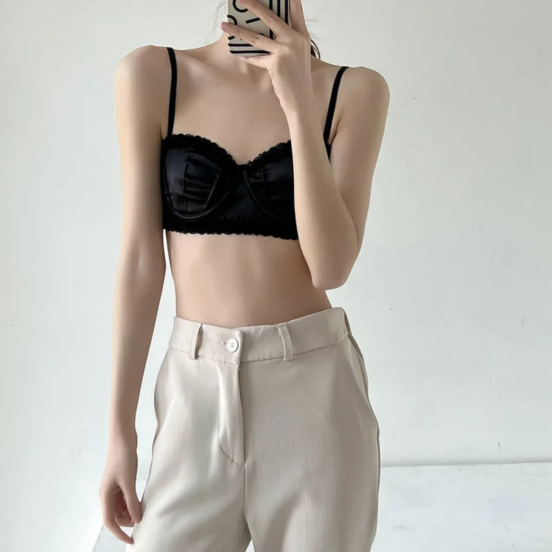 Women French Lace Half Bra