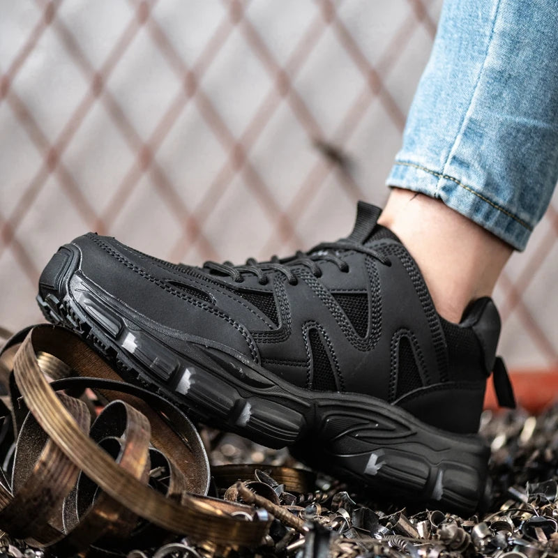 Women Safety Shoes Waterproof Steel Toe Sneakers