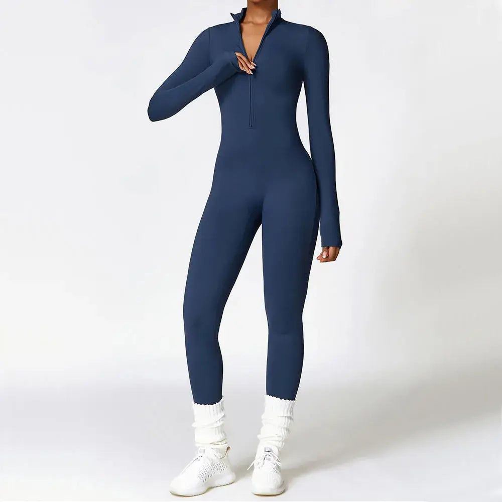 Women Velvet Yoga Fitness Jumpsuit