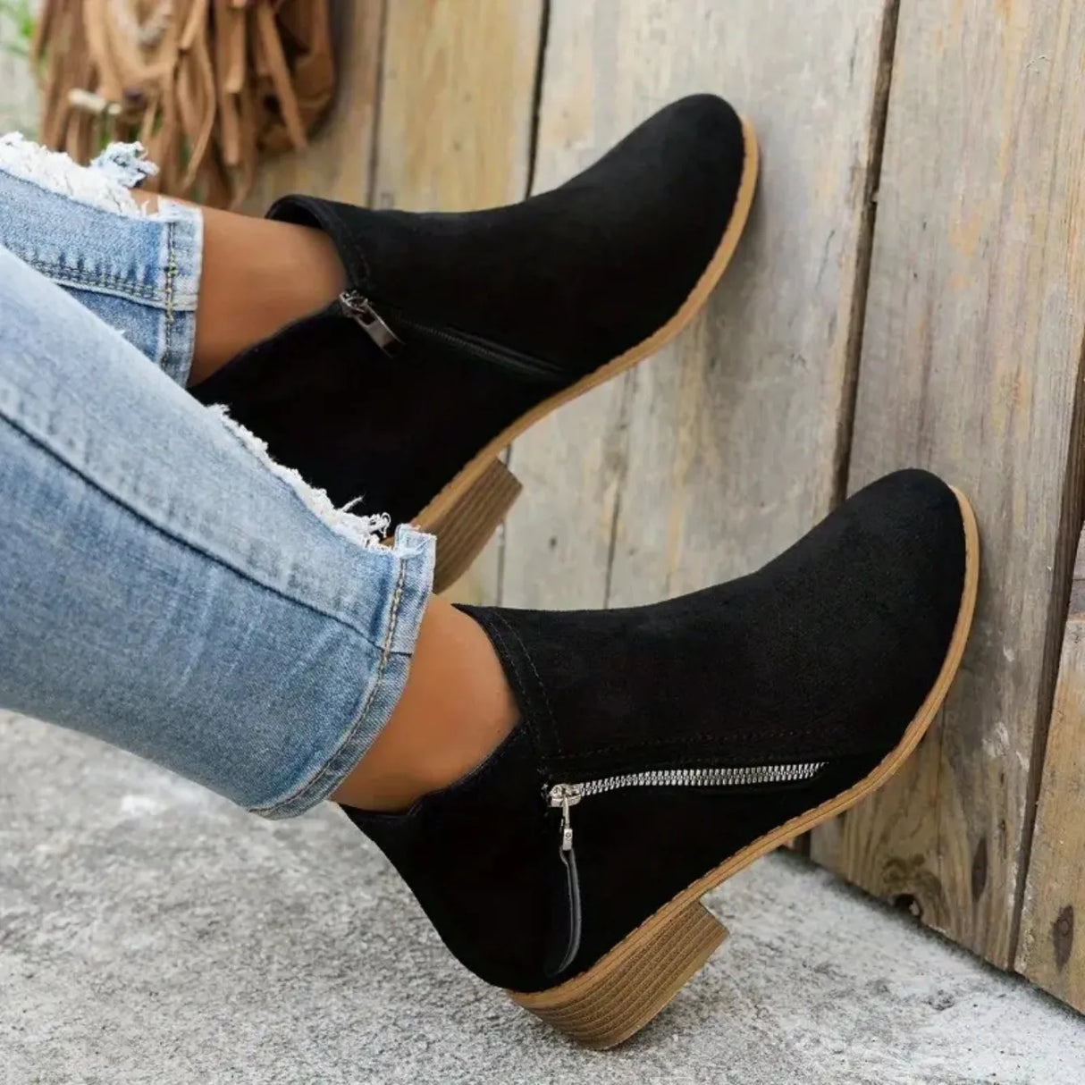 Women Ankle Boots Platform High Heels
