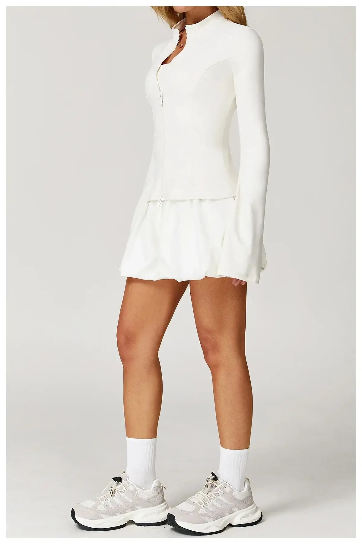 Women Stretch Slim Fit Training Jacket