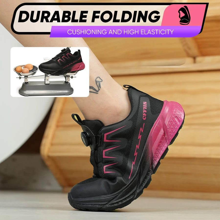 Women Safety Shoes Lightweight Work Boots