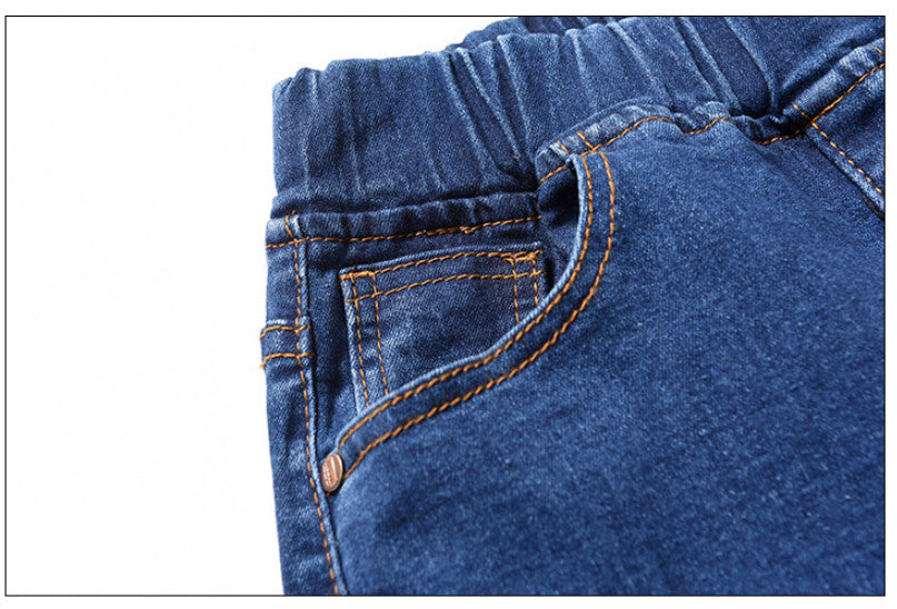 Women High Elastic Curvy Skinny Jeans