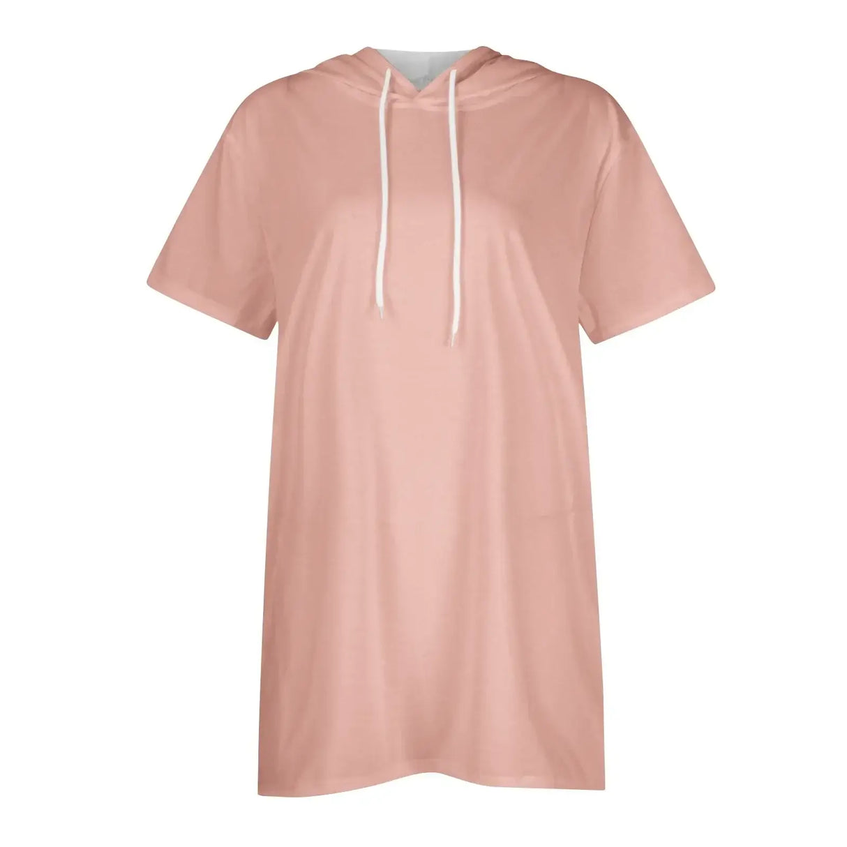 Women Oversized Short Sleeve Hoodie