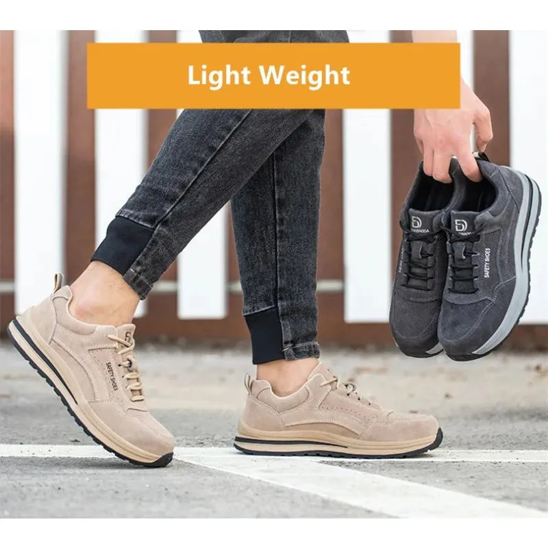 Women Safety Shoes Anti Puncture Work Sneakers