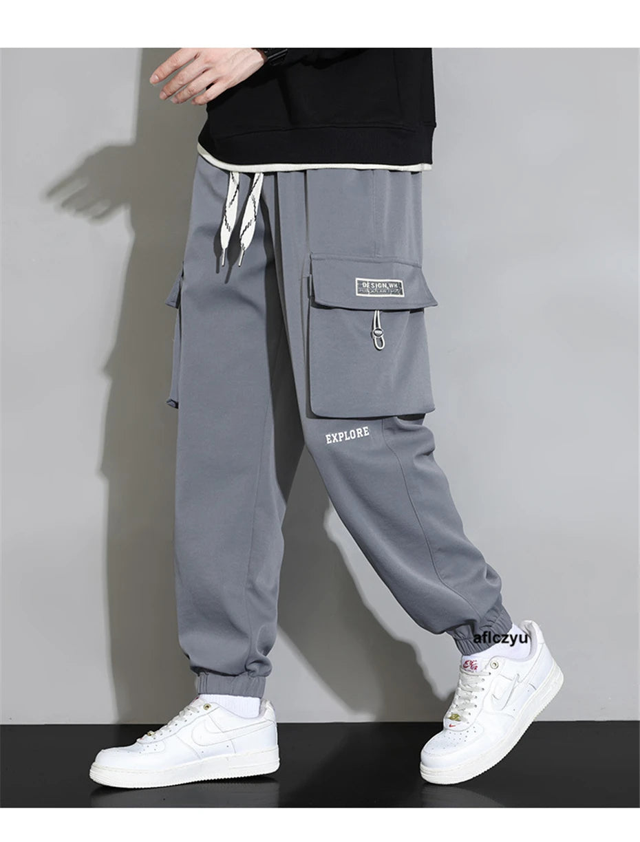 Men's Plus Size 8XL Jogger Pants – Casual Streetwear