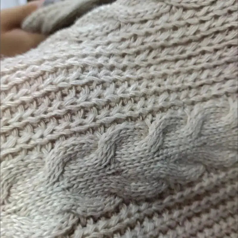 Women Hollow V-Neck Knit Cardigan