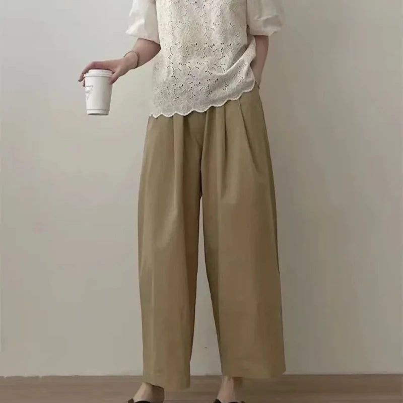 Women’s Plus Size Wide-Leg Pants