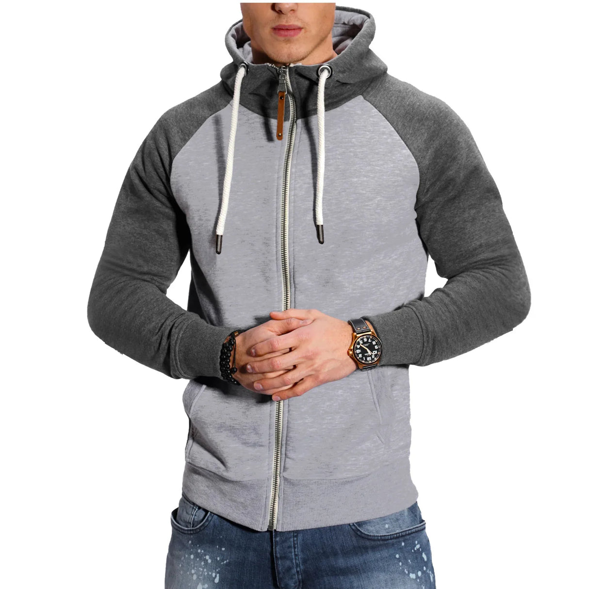 Men’s Zipper Hooded Sweatshirt