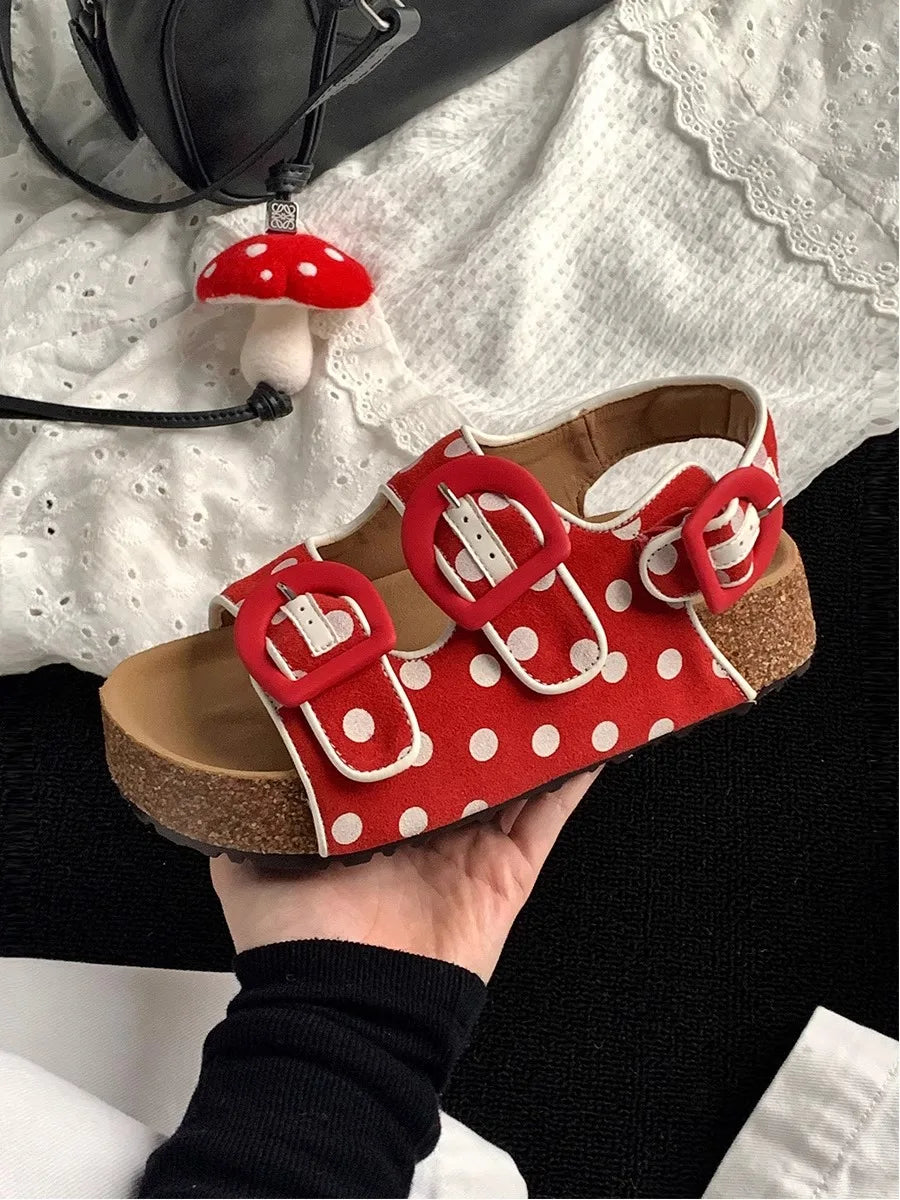 Women Platform Flat Sandals Summer Slides