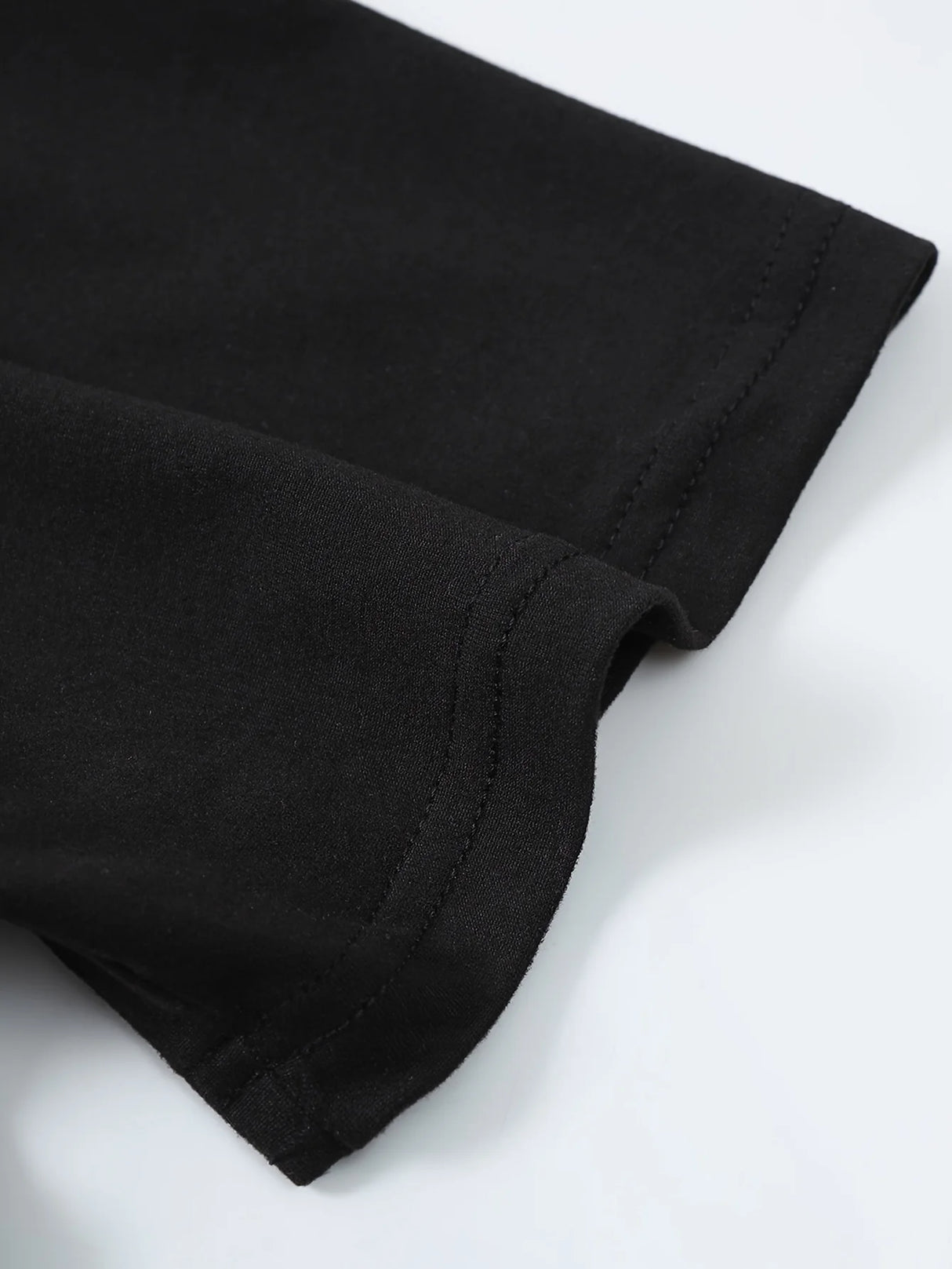 Men Letter Print Cotton Tee