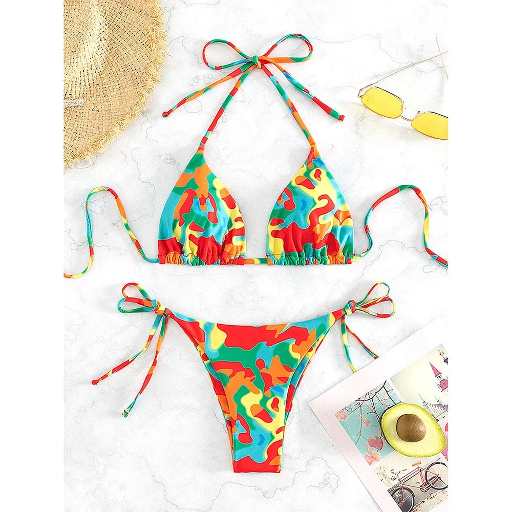 Tie Dye Micro Bikini