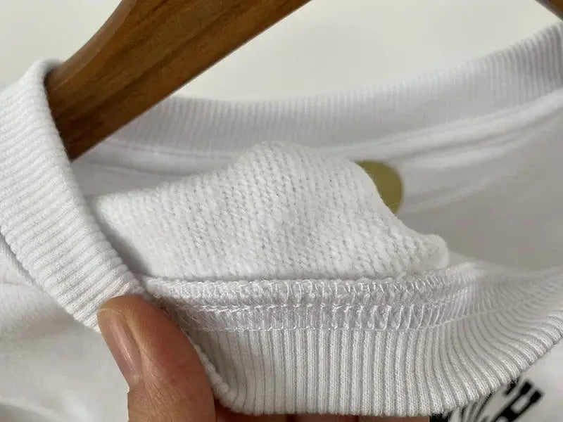 Women Letter Print Sweatshirt Vintage O-Neck Pullover