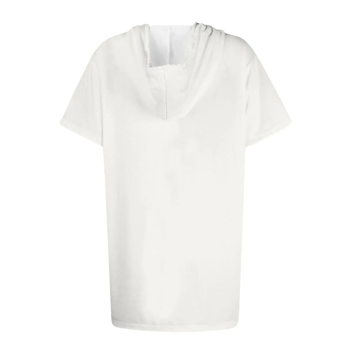 Women Oversized Short Sleeve Hoodie