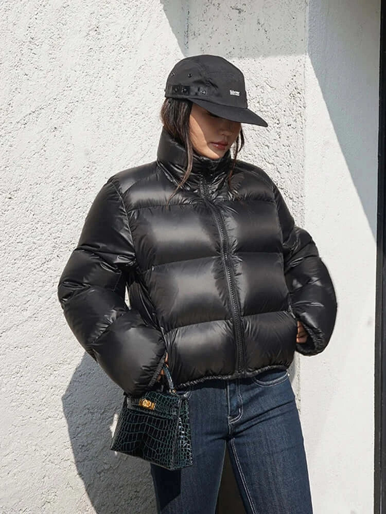 Women Cozy Short Winter Coat