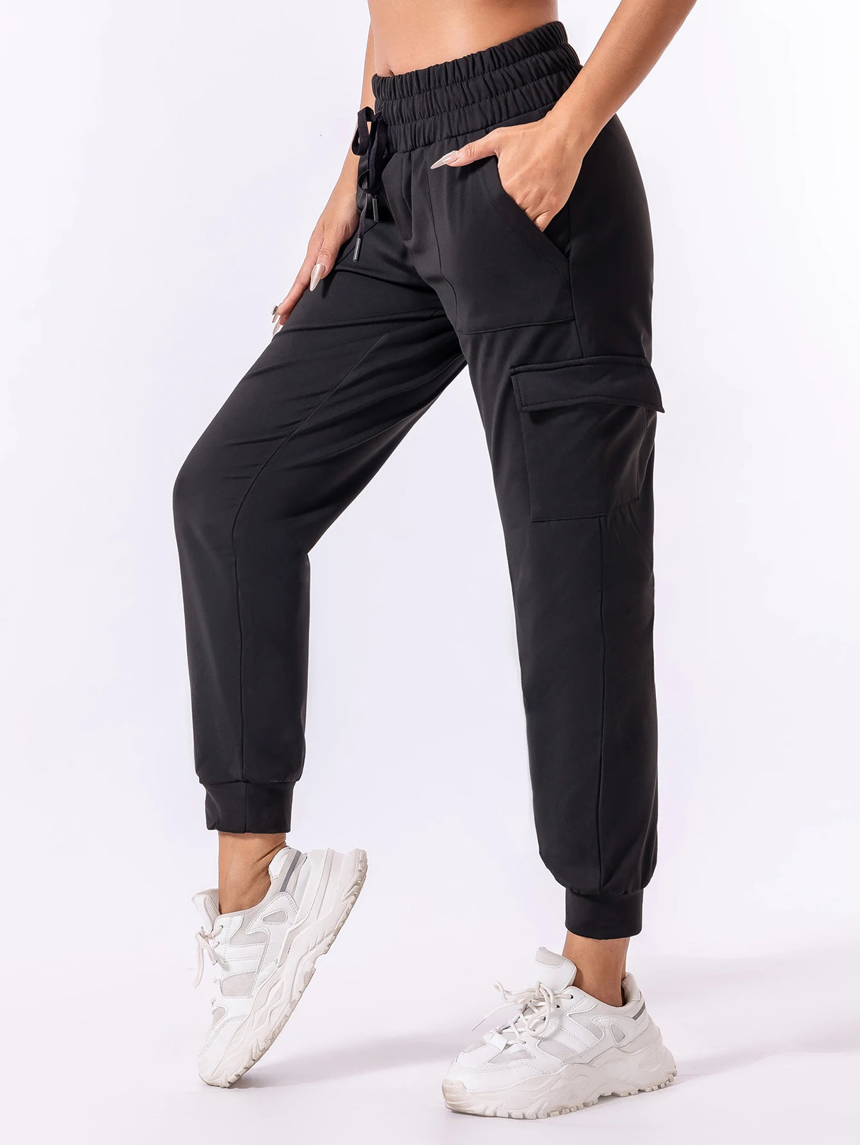Women Plus Size Fleece Winter Sweatpants