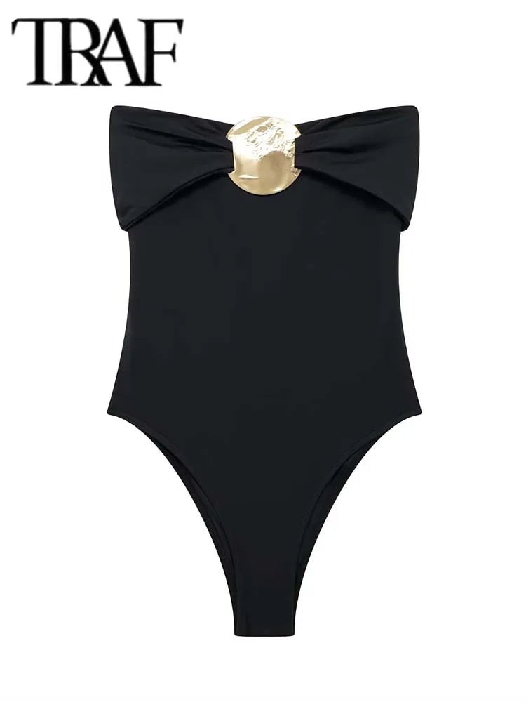 Off Shoulder Strapless Bodysuit – Summer Bodycon