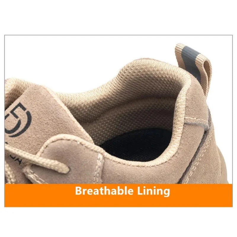 Women Safety Shoes Anti Puncture Work Sneakers