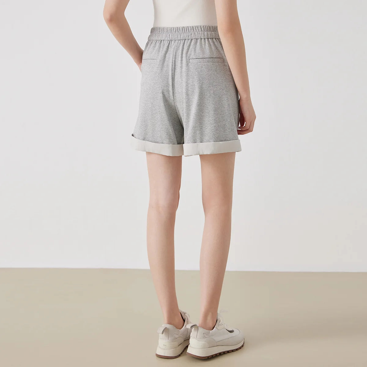 Women's Drawstring Cotton Casual Shorts