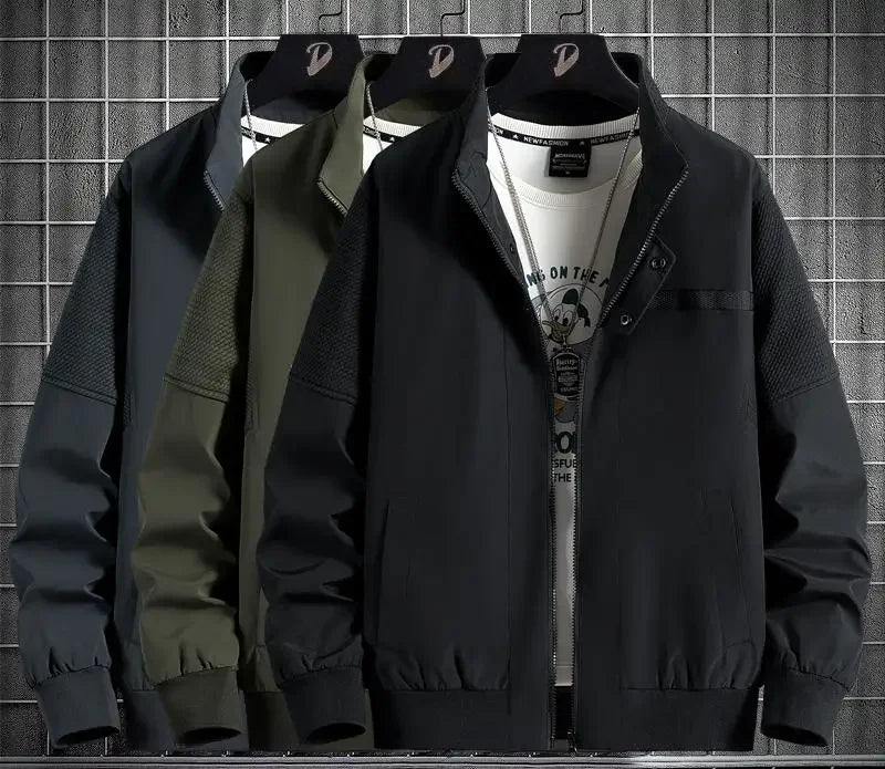 Men's Plus Size Motorcycle Windbreaker
