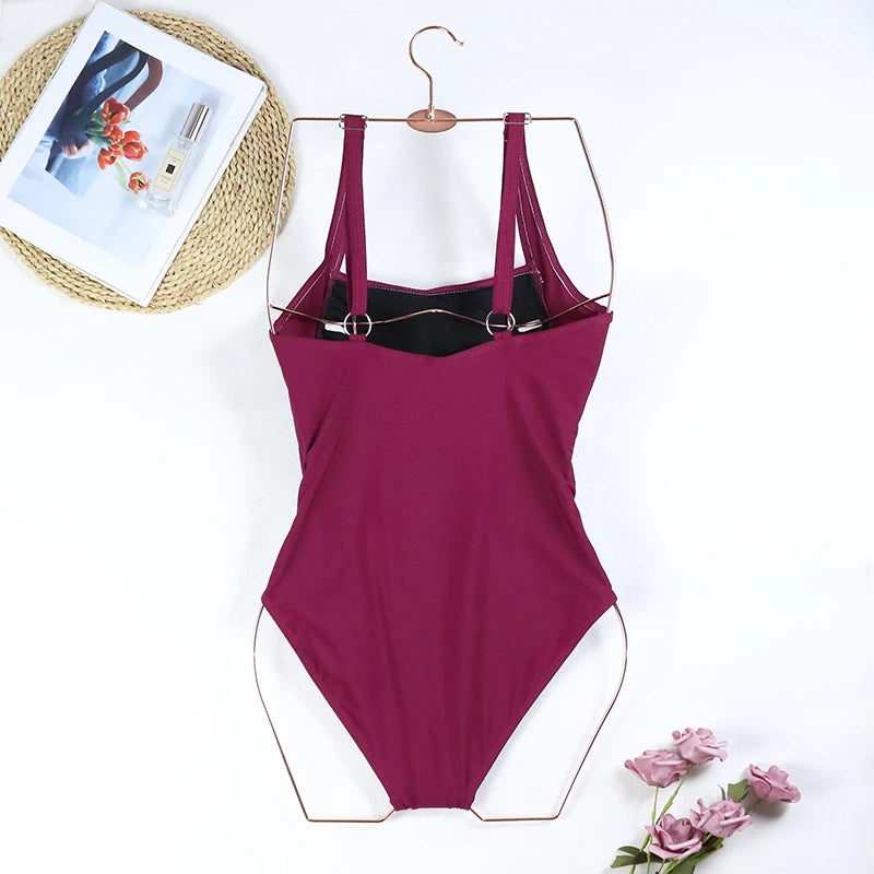 Women Tummy Control One Piece Swimsuit
