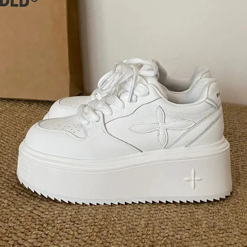 Women Sneakers Casual Thick Sole Platform Shoes