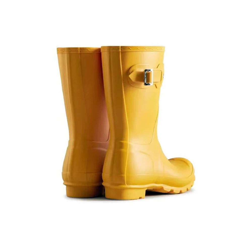 Women Mid Calf Boots Embroidered Leather