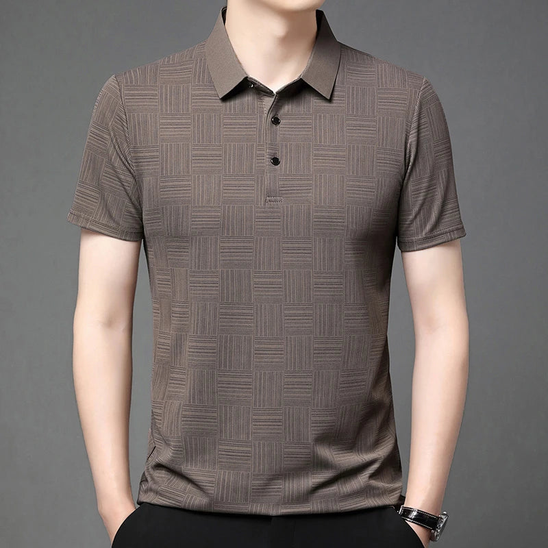 Men Printed Polo Shirt
